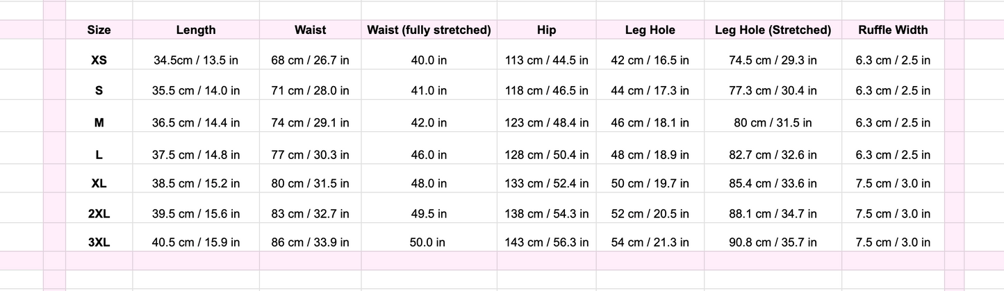 Black Cotton Ruffle Bloomer Shorts